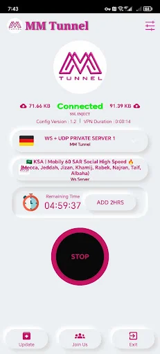 I-download ang MM Tunnel App v1.31 – Mabilis at Ligtas na VPN - Screenshot 1