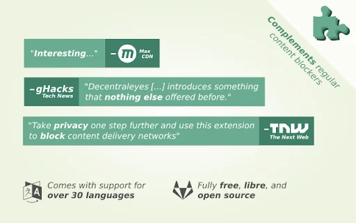 I-download ang Decentraleyes – Protektahan ang Iyong Privacy Online - Screenshot 2