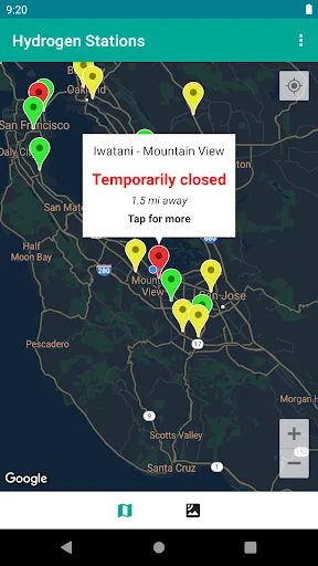 I-download ang Hydrogen Stations USA – Hanapin ang Fueling Stations - Screenshot 5
