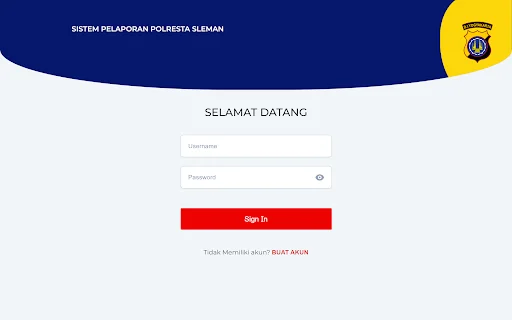 I-download ang Sistem Pelaporan Polres Sleman: Seguridad sa Android - Screenshot 7
