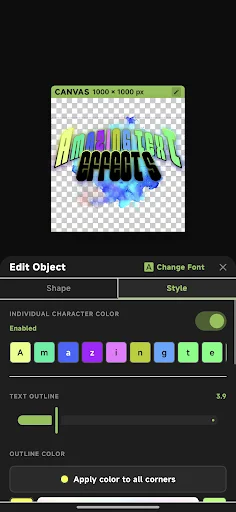 Download xCanvas 2 – AI Fonts Lettering – Libreng Logo Maker - Screenshot 6