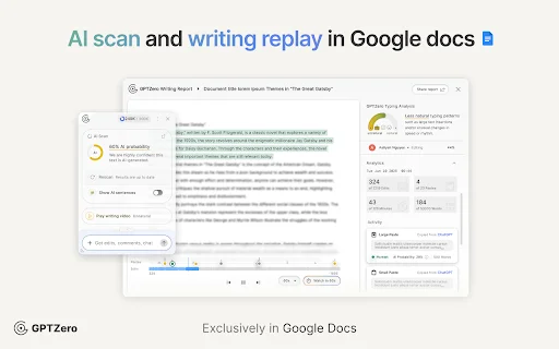 GPTZero: AI Detection at Writing Replay – I-download Ngayon - Screenshot 1