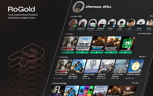 I-download ang RoGold para sa Roblox – Mas Pinahusay na Experience - Screenshot 1
