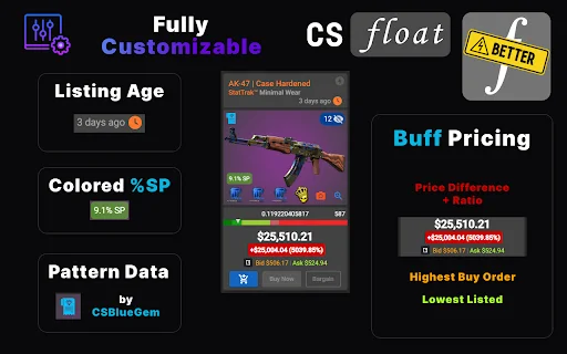 BetterFloat: Ang Pinakamahusay na CS2 Skins Shopping Assistant - Screenshot 2