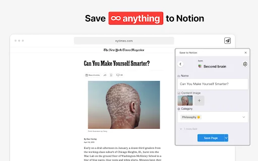 Save to Notion: I-save ang Web sa Notion nang Madali at Mabilis - Screenshot 1