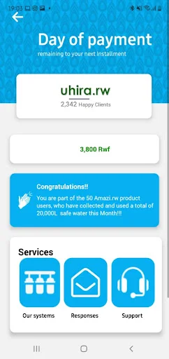 I-download ang Water Access Rwanda App – Pamahalaan ang Tubig nang Madali - Screenshot 1
