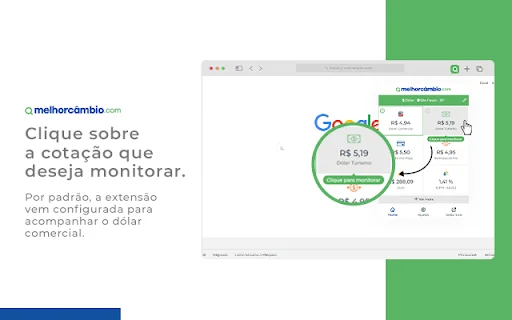 Melhor Câmbio – Dólar Hoje: Subaybayan ang Rates sa Iyong Browser - Screenshot 3