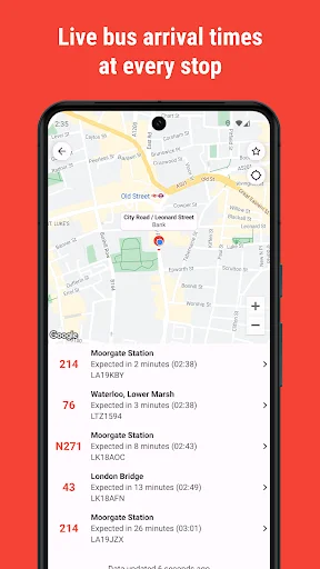 London Bus Times: Live Tracker – Real-time Bus Schedule PH - Screenshot 3