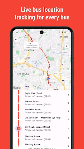 London Bus Times: Live Tracker – Real-time Bus Schedule PH - Screenshot 2