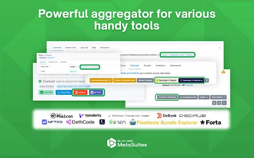 MetaSuites: Ang Pinakamahusay na Web3 at AI Tool para sa Blockchain - Screenshot 3