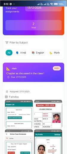 I-download ang Dewa Sanskaar English School – Online Noticeboard - Screenshot 7