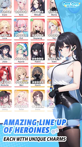 I-download ang One Guy, All Girls: Idle RPG – Anime Idle Game - Screenshot 4