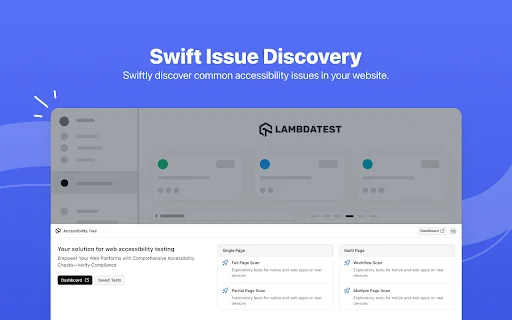 TestMu AI Accessibility DevTools – Gabay sa Web Accessibility - Screenshot 1