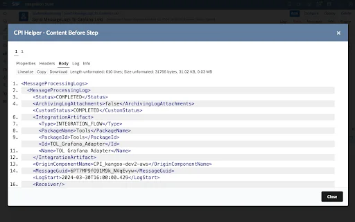 I-download ang SAP CPI Helper – Pabilisin ang SAP Integration Workflow - Screenshot 3