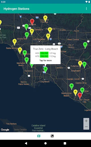 I-download ang Hydrogen Stations USA – Hanapin ang Fueling Stations - Screenshot 10
