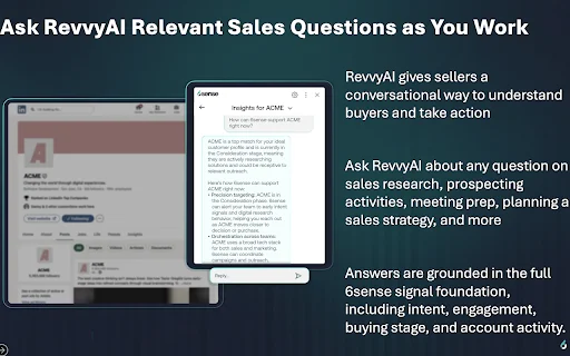 6sense Chrome Extension: Palakasin ang Sales at Leads - Screenshot 5