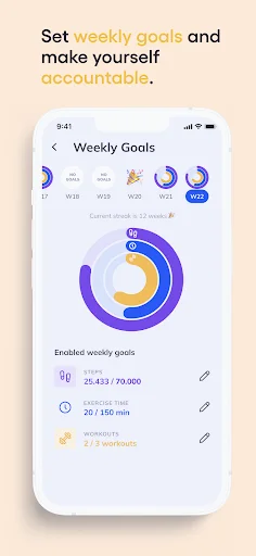 I-download ang Beefit Tracker: Ang Pinakamahusay na Fitness Tracker - Screenshot 4