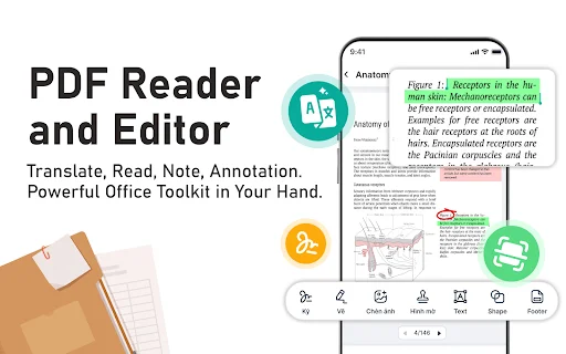 PDF Reader – Translate & Edit: Pinakamabilis na PDF Tool - Screenshot 3