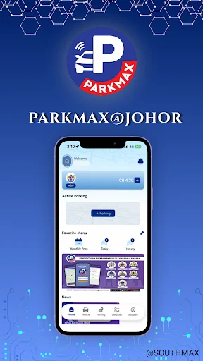 I-download ang Parkmax @ JOHOR – Digital na Paradahan sa Iyong Phone - Screenshot 3