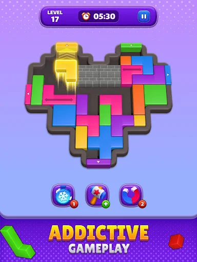 I-download ang Block Slider: Color Jam – Hamong Puzzle na Nakakaaliw - Screenshot 15