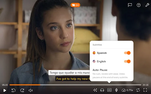 Lingopie: Matuto ng Wika Gamit ang Netflix at Movies – I-download - Screenshot 4