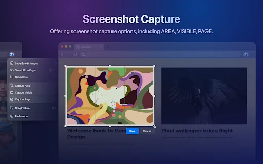I-download ang Eagle para sa Chrome – Pinakamahusay na Image Saver - Screenshot 3