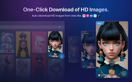 I-download ang Eagle para sa Chrome – Pinakamahusay na Image Saver - Screenshot 5