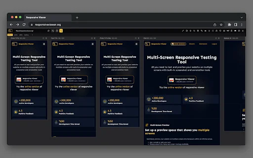 I-download ang Responsive Viewer – Pinakamahusay na Responsive Tester - Screenshot 1