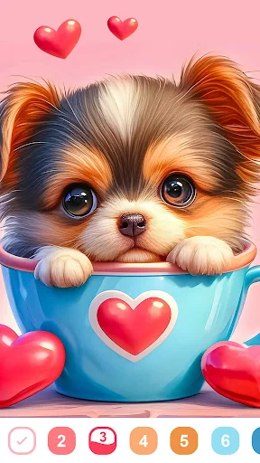 I-download ang Love Color – Paint By Number: Libreng Coloring App - Screenshot 3
