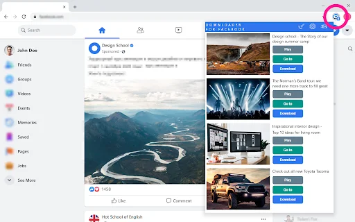 Video Downloader para sa Facebook – I-download ang FB Videos nang Libre - Screenshot 2